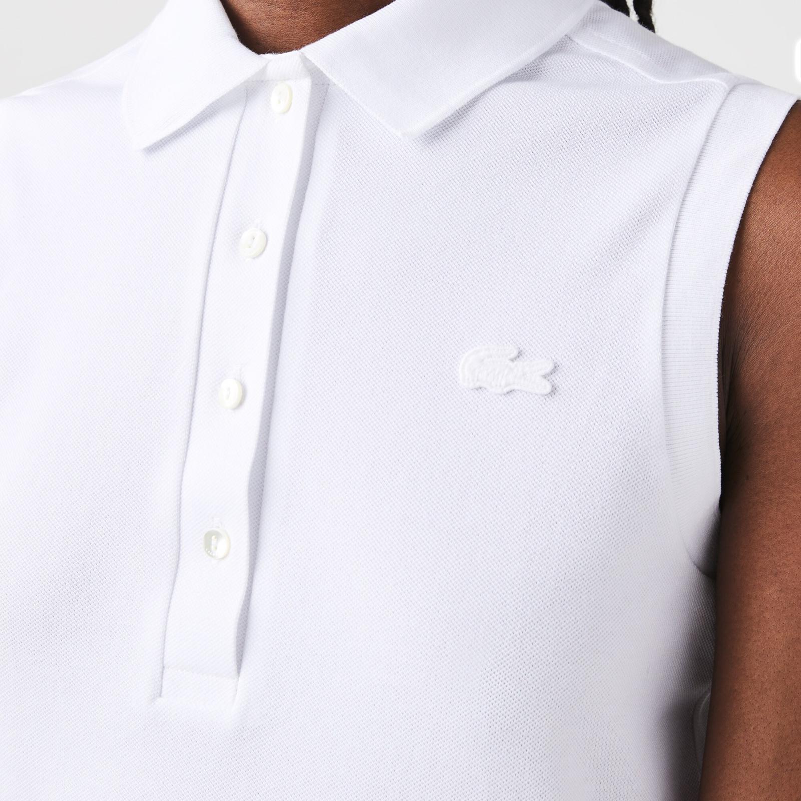Women&#039;s Lacoste Slim fit Sleeveless Cotton Piqué Polo Shirt PF5445-51
