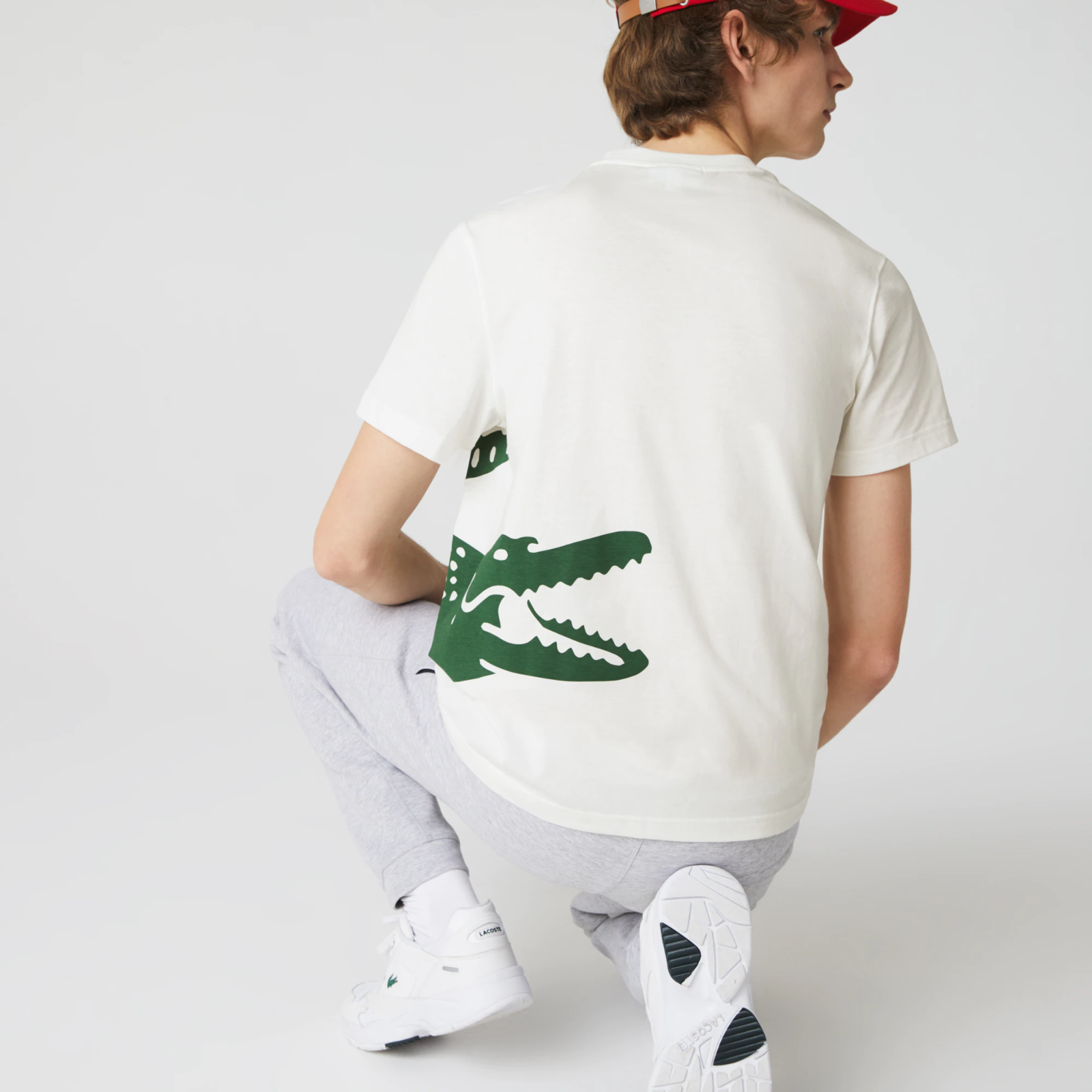 Men’s Oversize Croc Crew Neck Jersey T-shirt TH5139-51