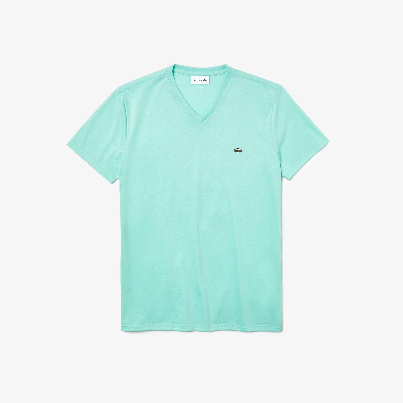 Men&#039;s V-neck Pima Cotton Jersey T-shirt TH6710-51