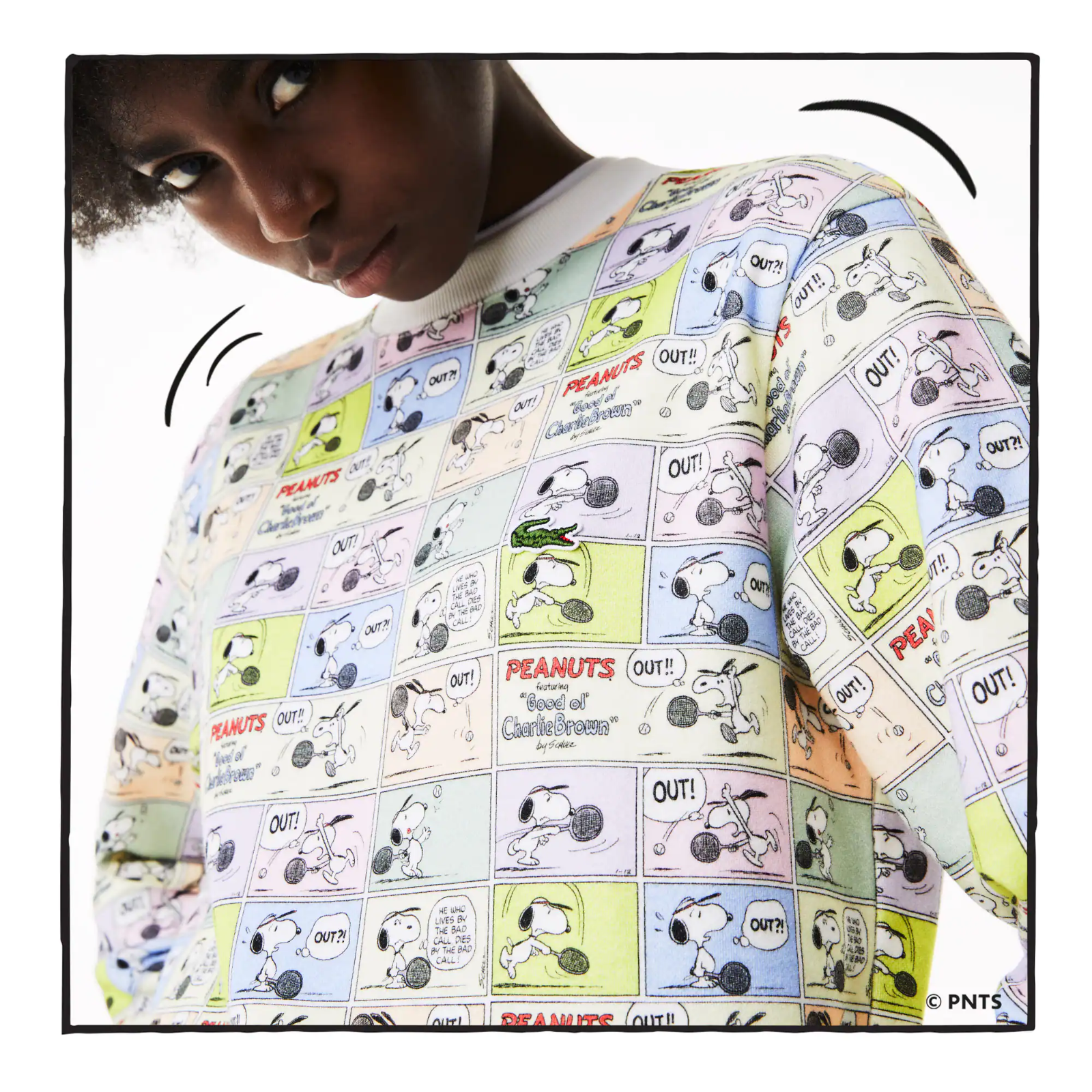 Unisex Lacoste x Peanuts Organic Cotton Sweatshirt SH9701-51