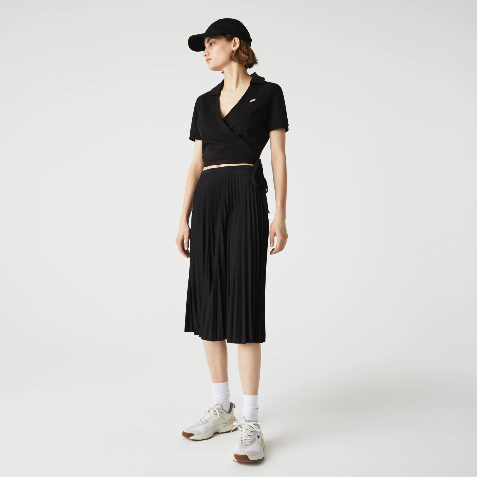 Women’s Lacoste L!VE Slim Fit Cotton Piqué Wraparound Polo PF3465-51