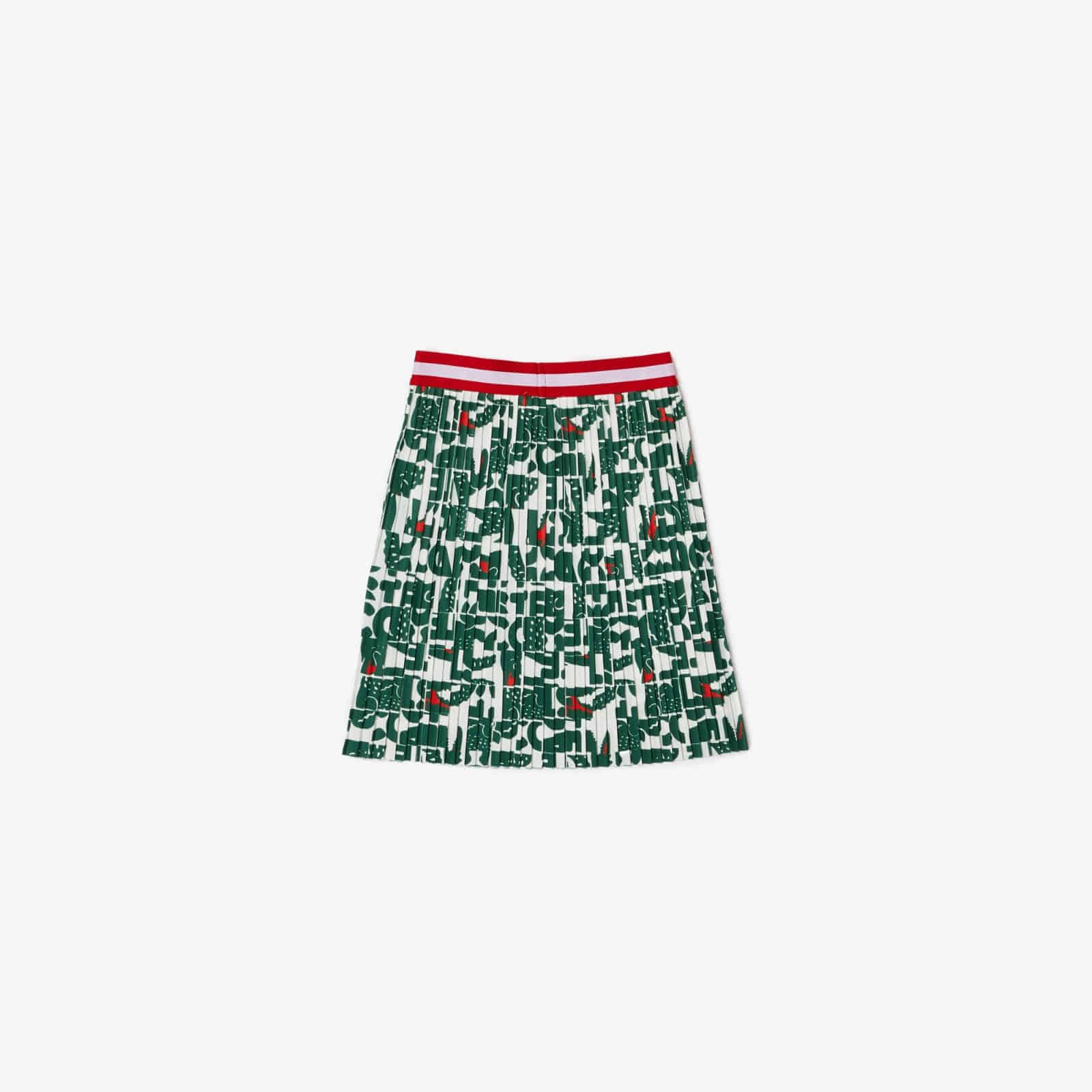 Girls’ Heritage Graphic Crocodile Design Pleated Jersey Skirt JJ2099-51