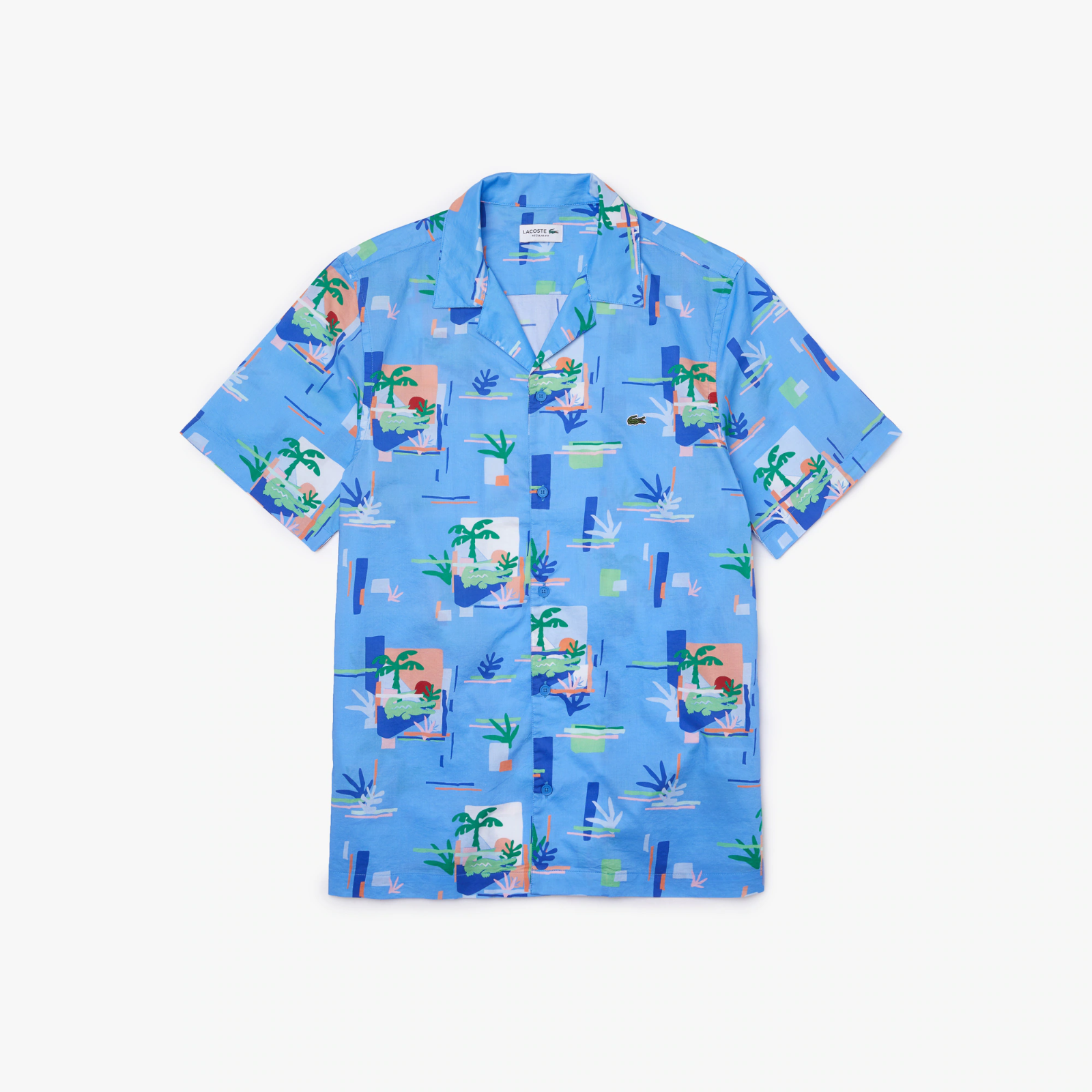 Men&#039;s Print Cotton Voile Hawaiian Shirt CH2610-51