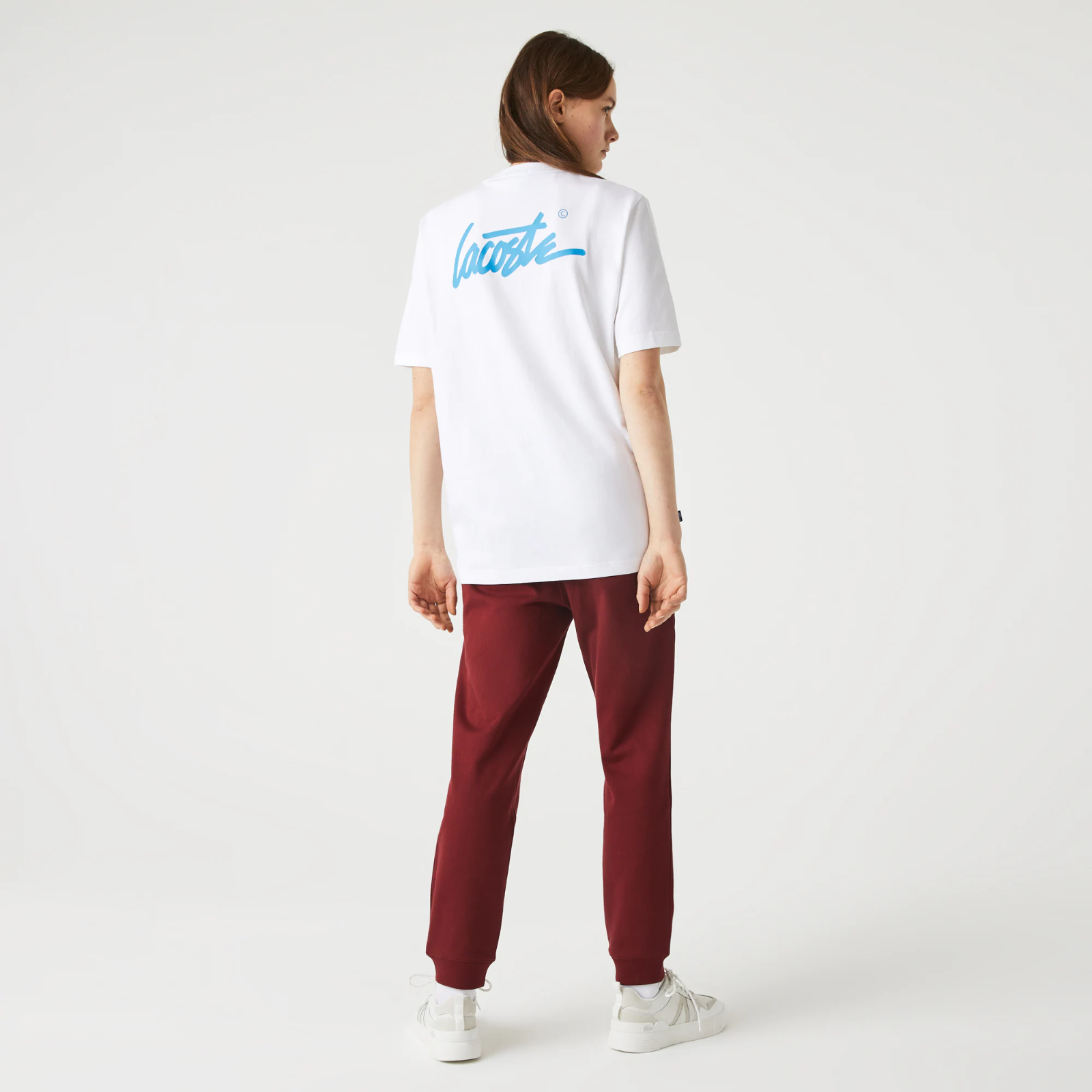 Unisex Lacoste L!VE Loose Fit Print Cotton T-Shirt TH2748-51