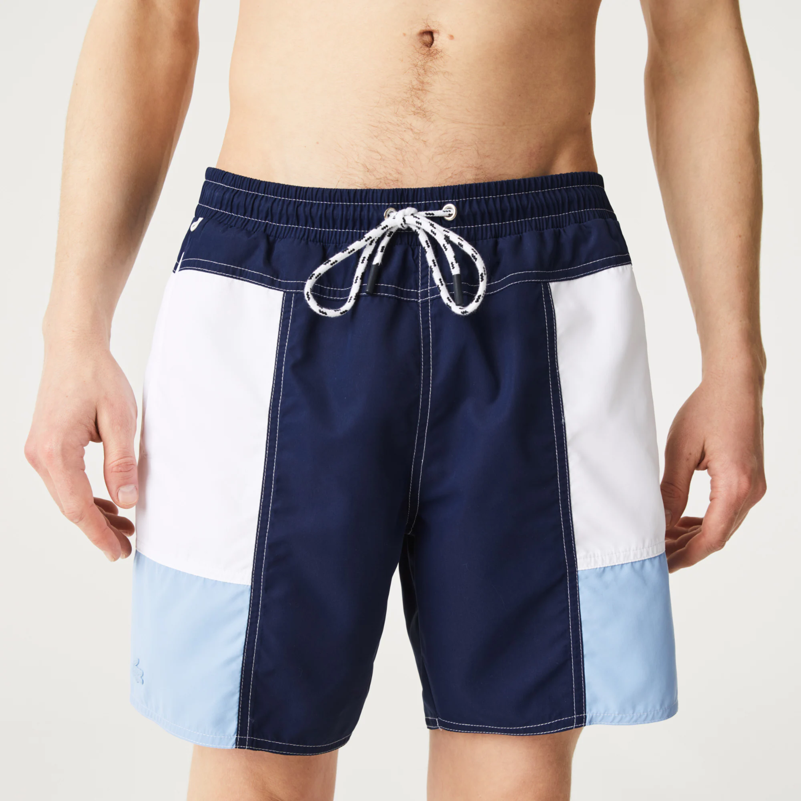 Men’s Colorblock Recycled Cloth Long Swimming Trunks MH9400-51