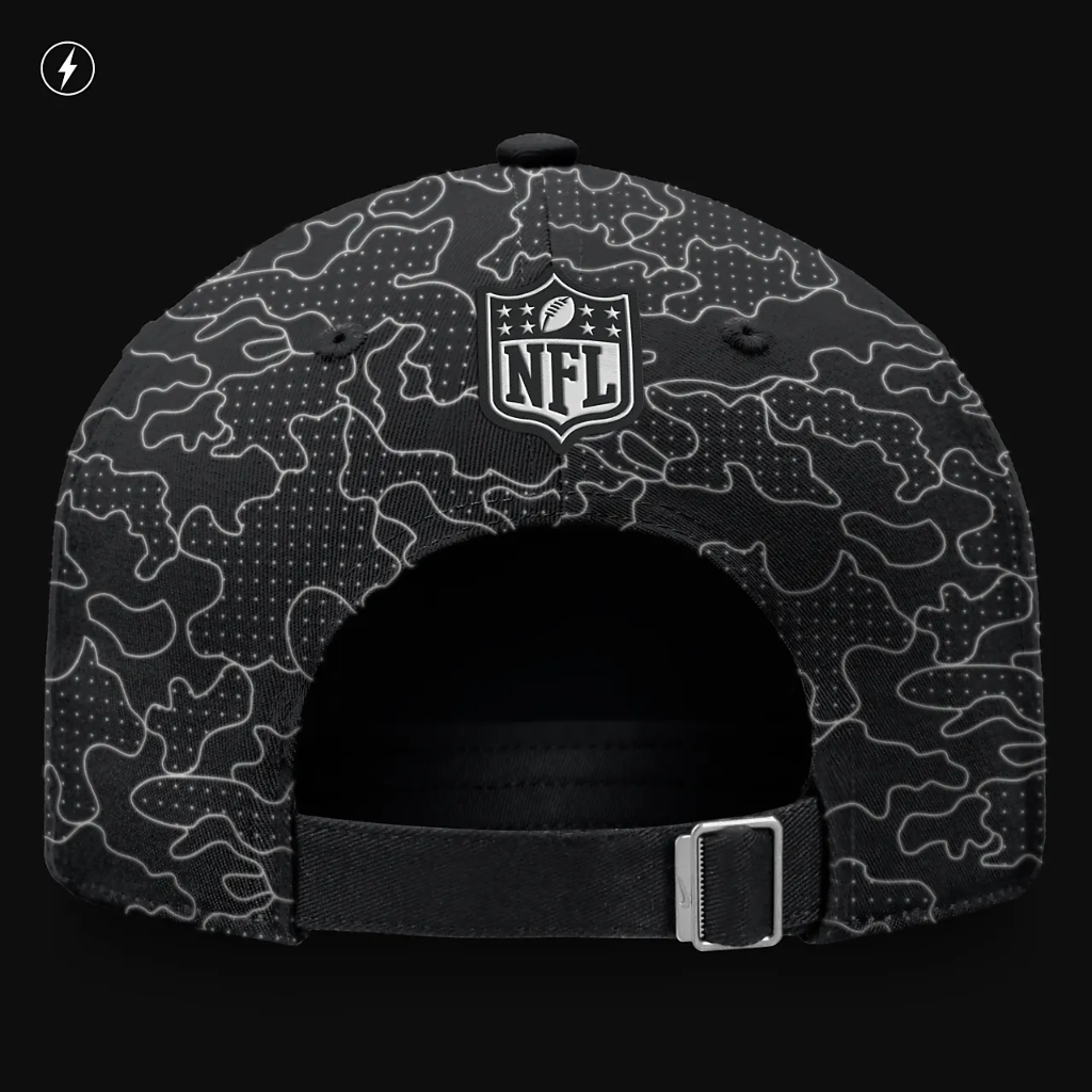Nike Dri-FIT RFLCTV Heritage86 (NFL New Orleans Saints) Men&#039;s Adjustable Hat 00BB00A7W-01F