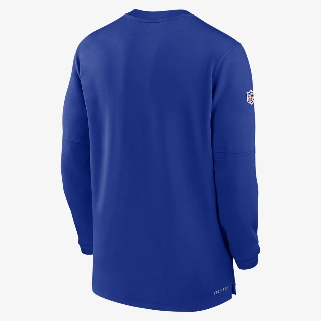 Buffalo Bills Sideline Men’s Nike Dri-FIT NFL 1/2-Zip Long-Sleeve Top 00MF4DA81-0BV
