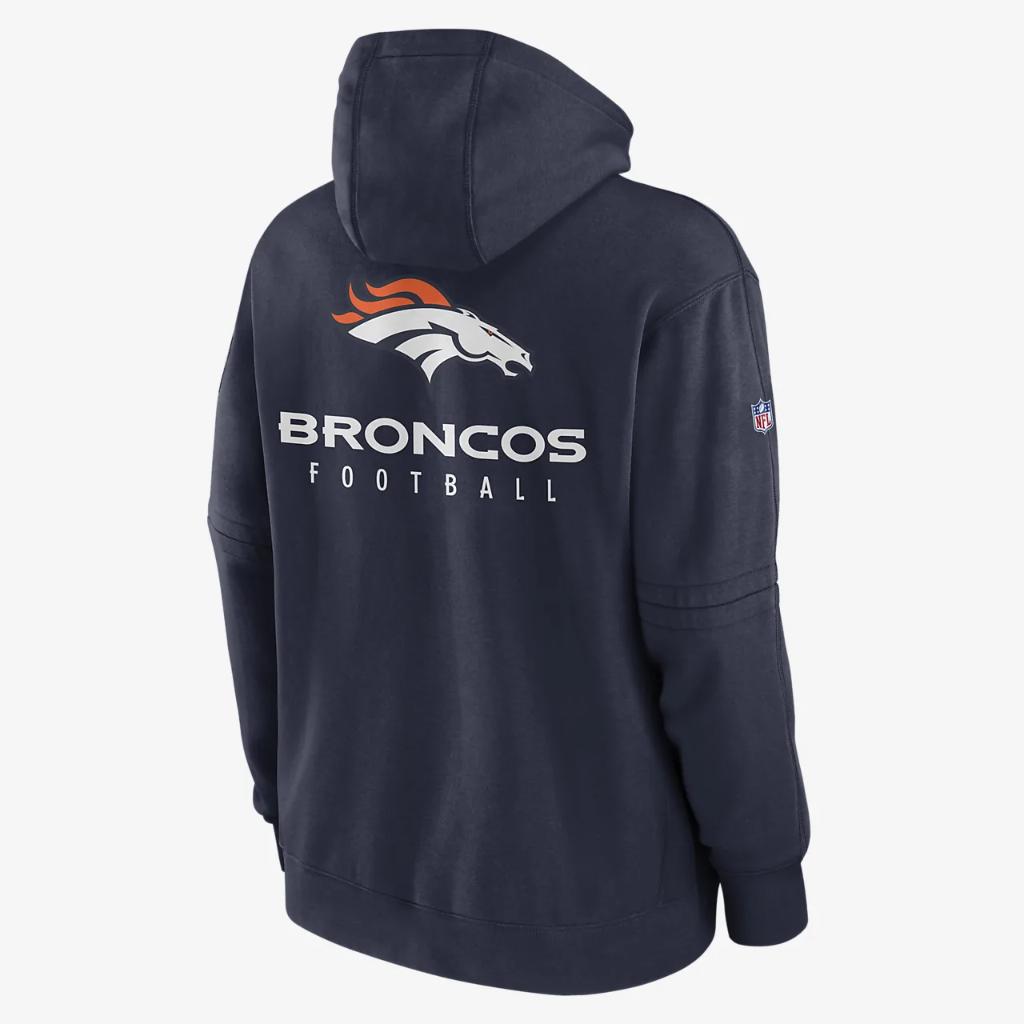 Denver Broncos Sideline Club Men’s Nike NFL Pullover Hoodie 00MS41S8W-1UL