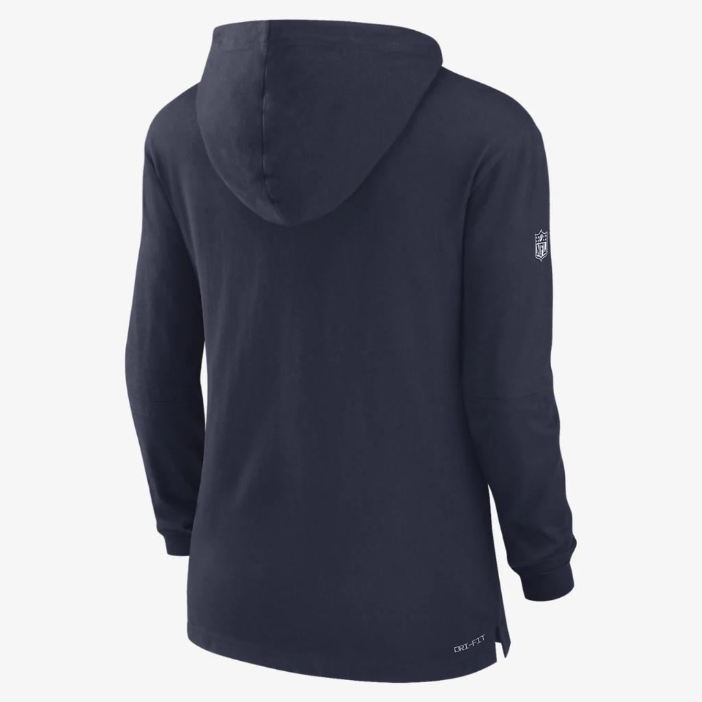 Nike Dri-FIT Sideline (NFL Denver Broncos) Women&#039;s Long-Sleeve Hooded Top 00MX41S8W-3S0