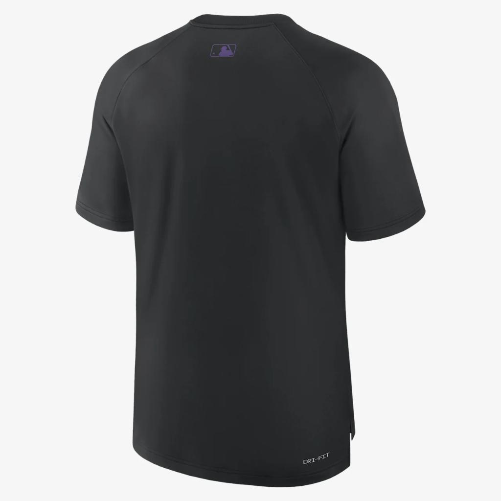 Colorado Rockies Authentic Collection Pregame Men&#039;s Nike Dri-FIT MLB T-Shirt 013B00ADNV-WYF