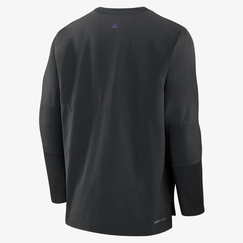 Colorado Rockies Authentic Collection Player Men&#039;s Nike Dri-FIT MLB Pullover Jacket 015C912ZDNV-5Z2