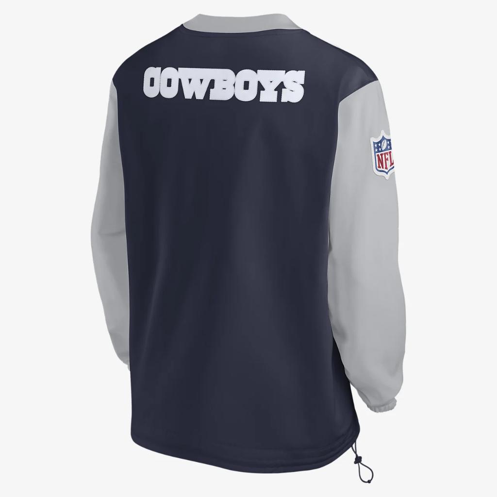 Dallas Cowboys Team Men&#039;s Nike NFL Long-Sleeve Windshirt 01AF41S7RD-AWB