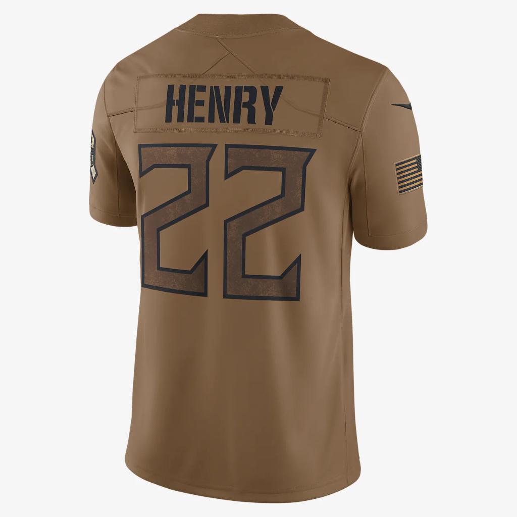 Derrick Henry Tennessee Titans Salute to Service Men&#039;s Nike Dri-FIT NFL Limited Jersey 01AV2EAF3W-KZ5