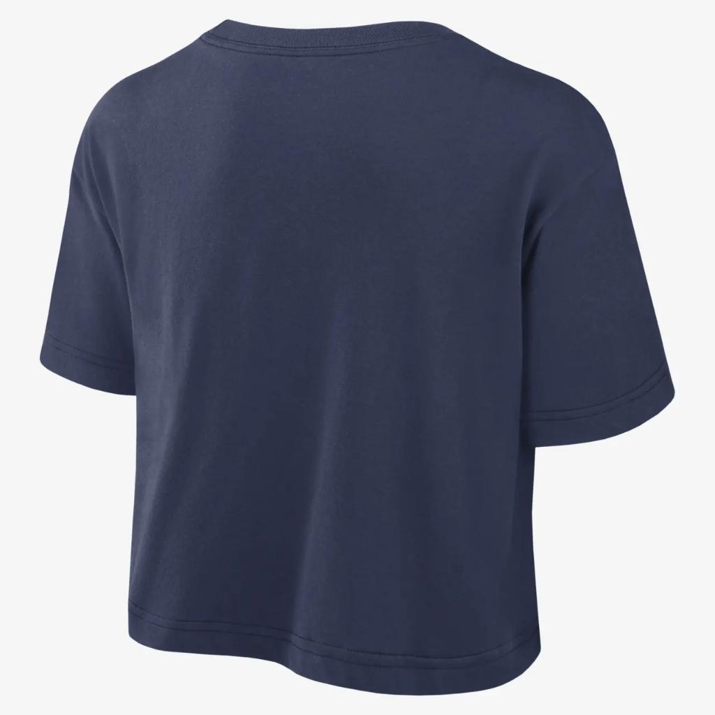 Detroit Tigers City Connect Women&#039;s Nike Dri-FIT MLB Cropped T-Shirt 01D444BDG-YJV