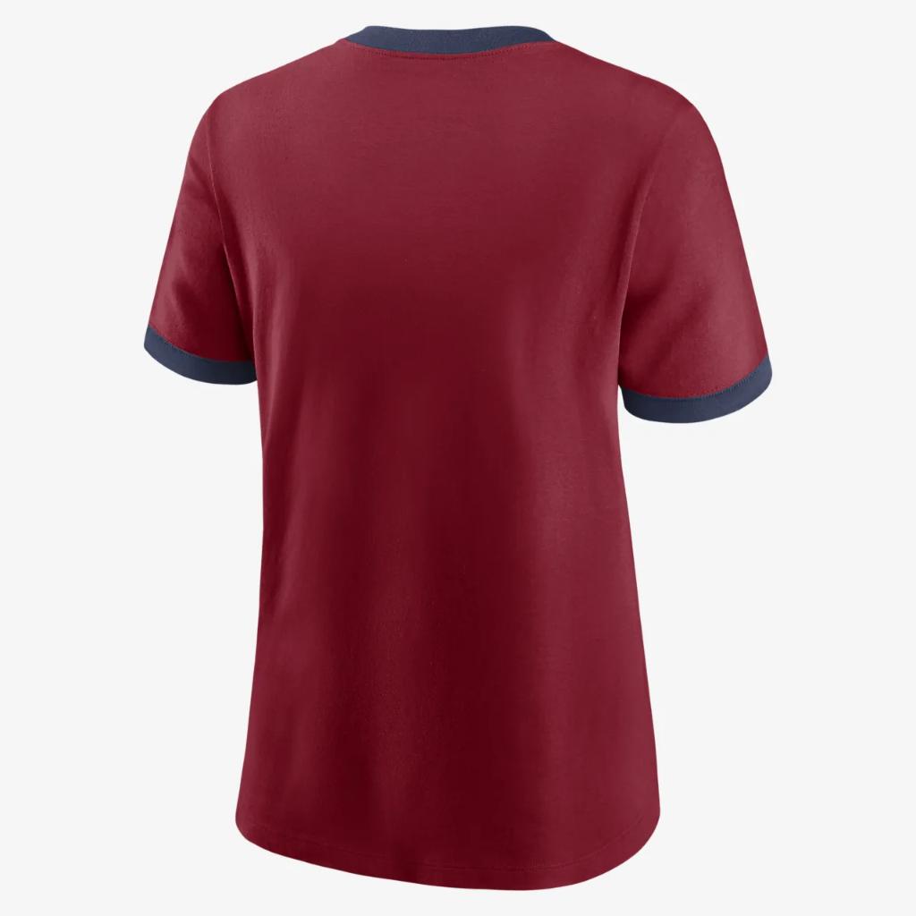 Cleveland Guardians City Connect Women&#039;s Nike MLB Ringer T-Shirt 01MJ08XJIAN-RY6