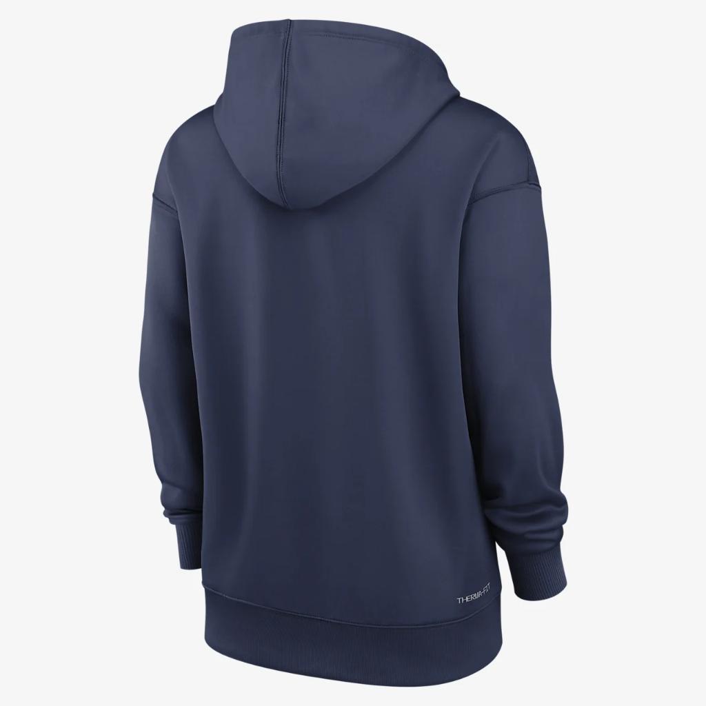 Seattle Mariners Authentic Collection Practice Women&#039;s Nike Dri-FIT MLB Pullover Hoodie 01MN160NMVR-J37