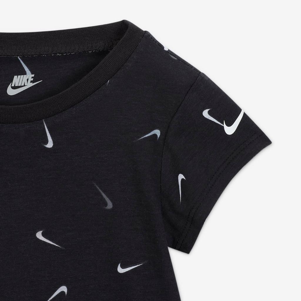 Nike Swoosh Printed Tee Dress Baby (12-24M) Dress 16K676-023