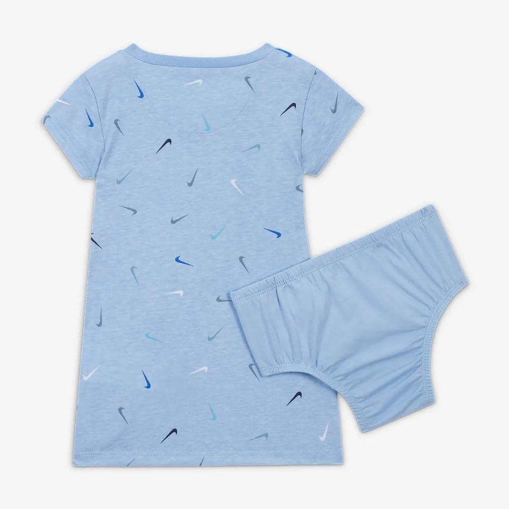 Nike Swoosh Printed Tee Dress Baby (12-24M) Dress 16K676-U8K