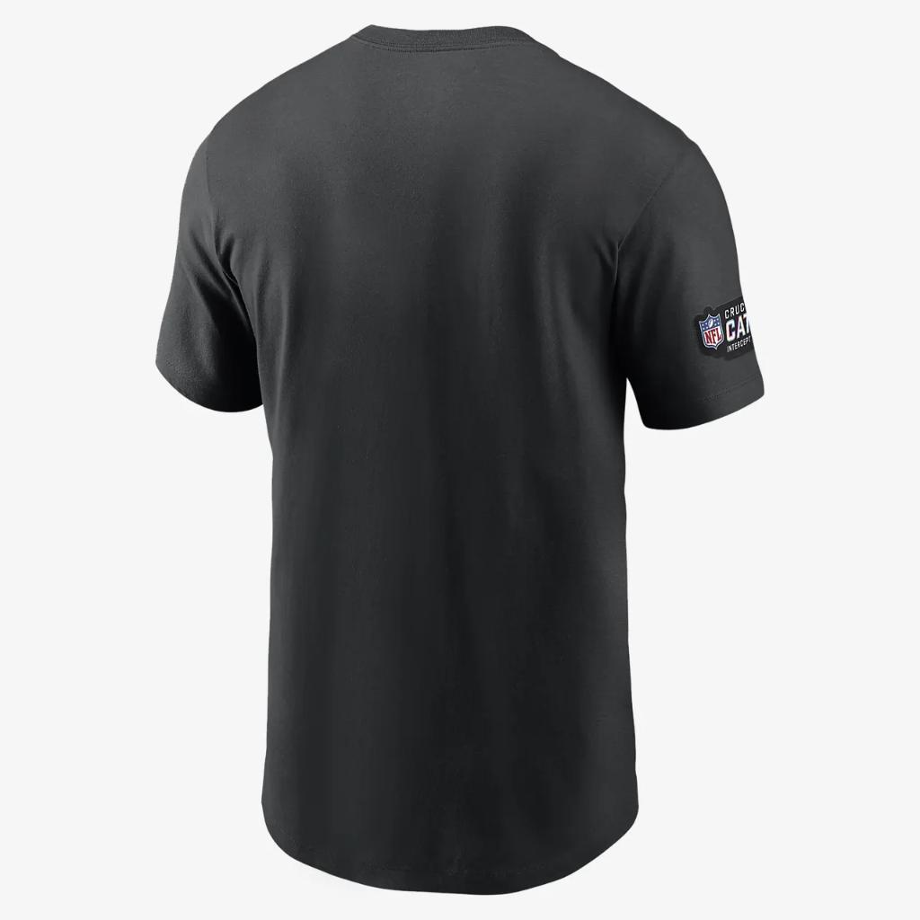 Atlanta Falcons Crucial Catch Sideline Men&#039;s Nike NFL T-Shirt 24200AZU2-AWM