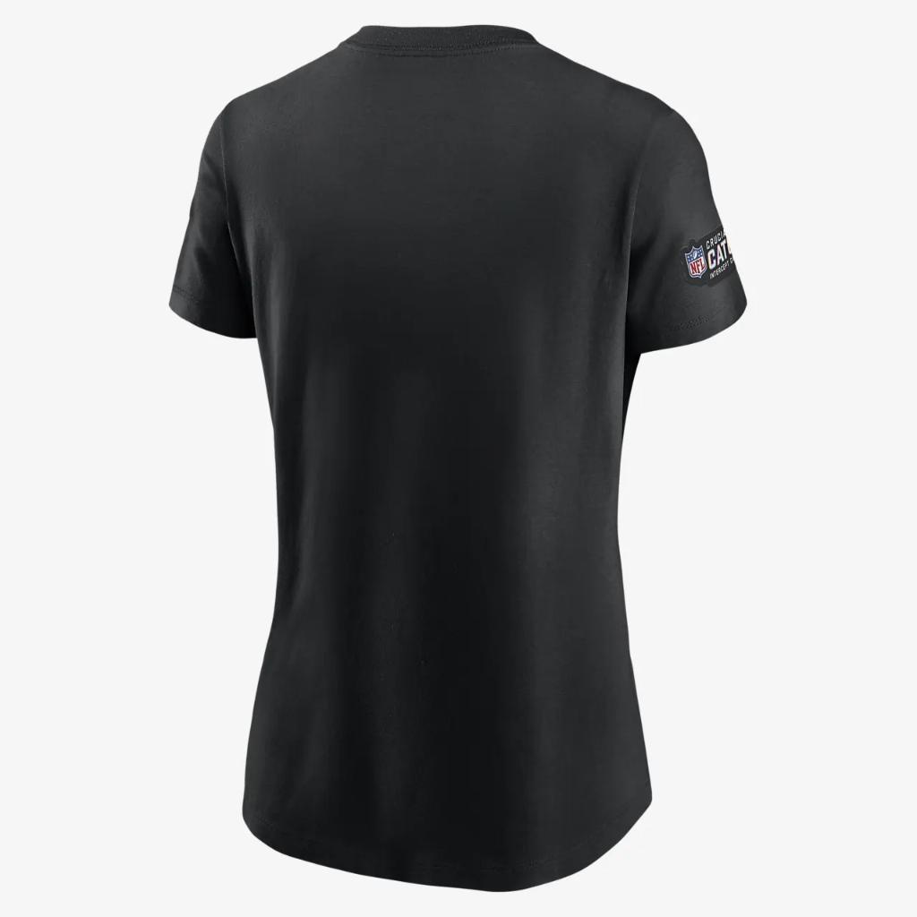 Baltimore Ravens Crucial Catch Sideline Women&#039;s Nike NFL T-Shirt 24300AZU3-ARJ