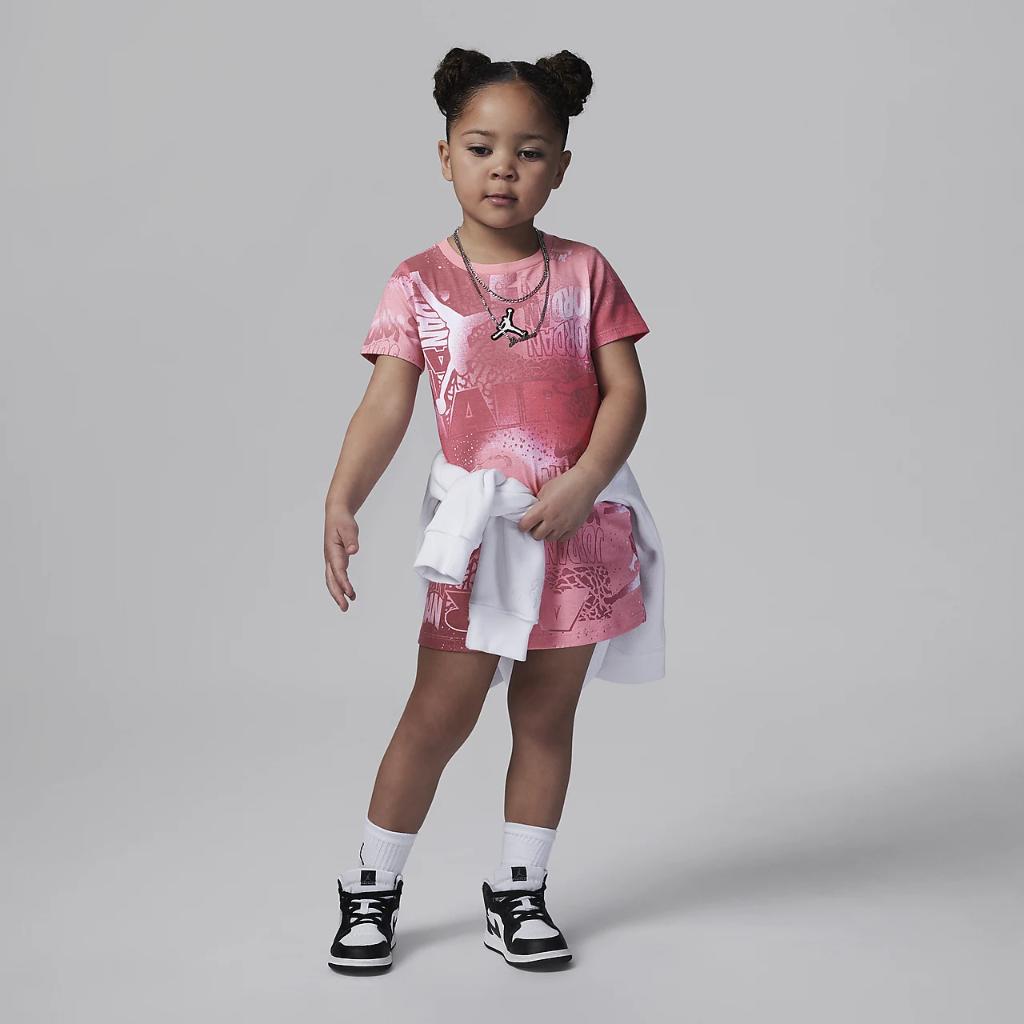 Jordan Essentials New Wave Allover Print Dress Toddler Dress 25C413-A7L
