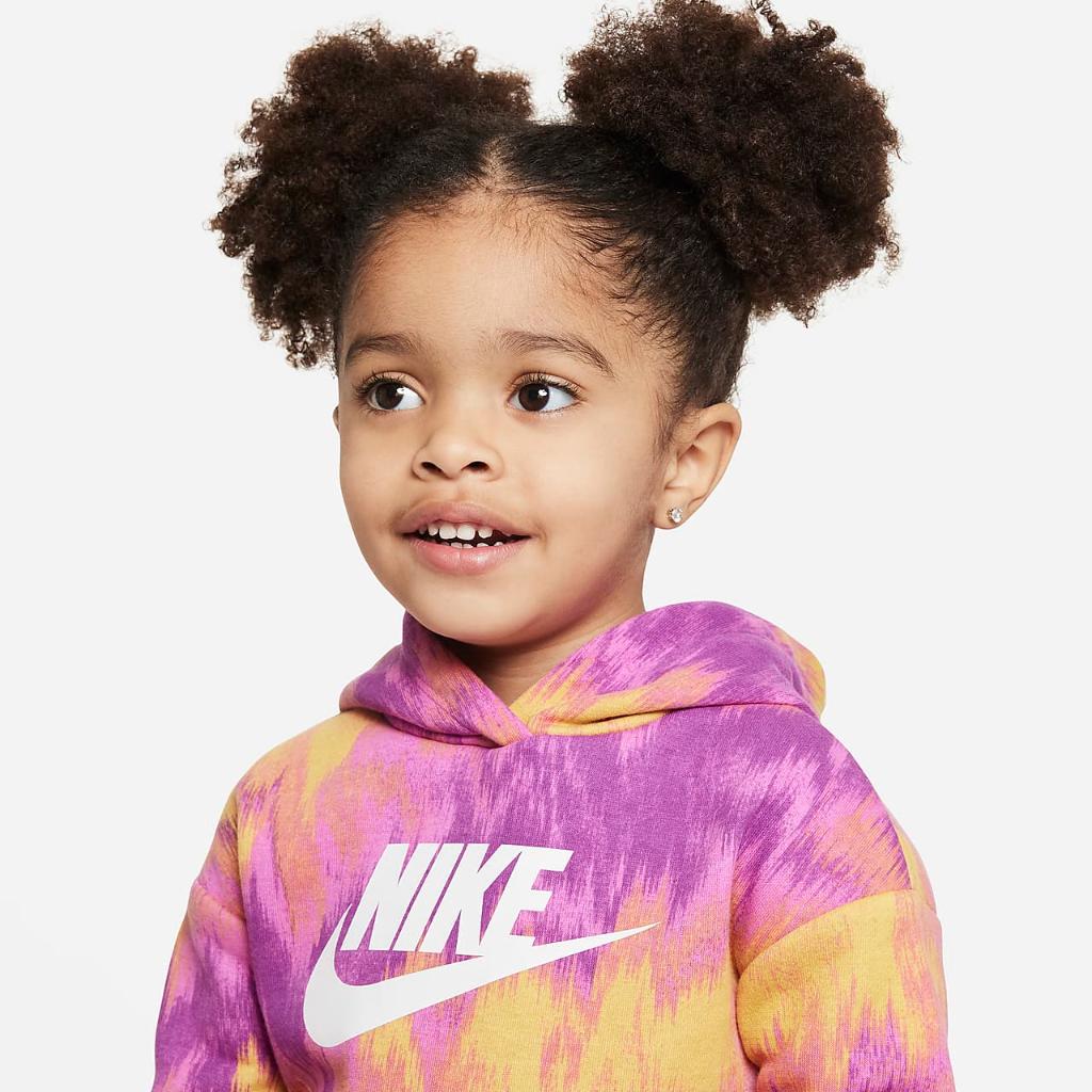Nike Printed Club Pullover Toddler Hoodie 26K428-A9Y