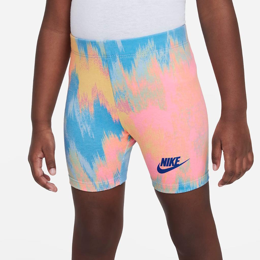 Nike Printed Club Bike Shorts Toddler Shorts 26K429-U5V