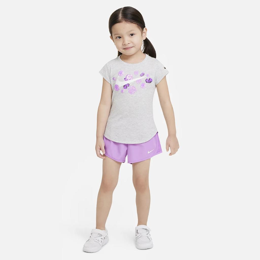 Nike Floral Logo Tee Toddler T-Shirt 26K523-GAK