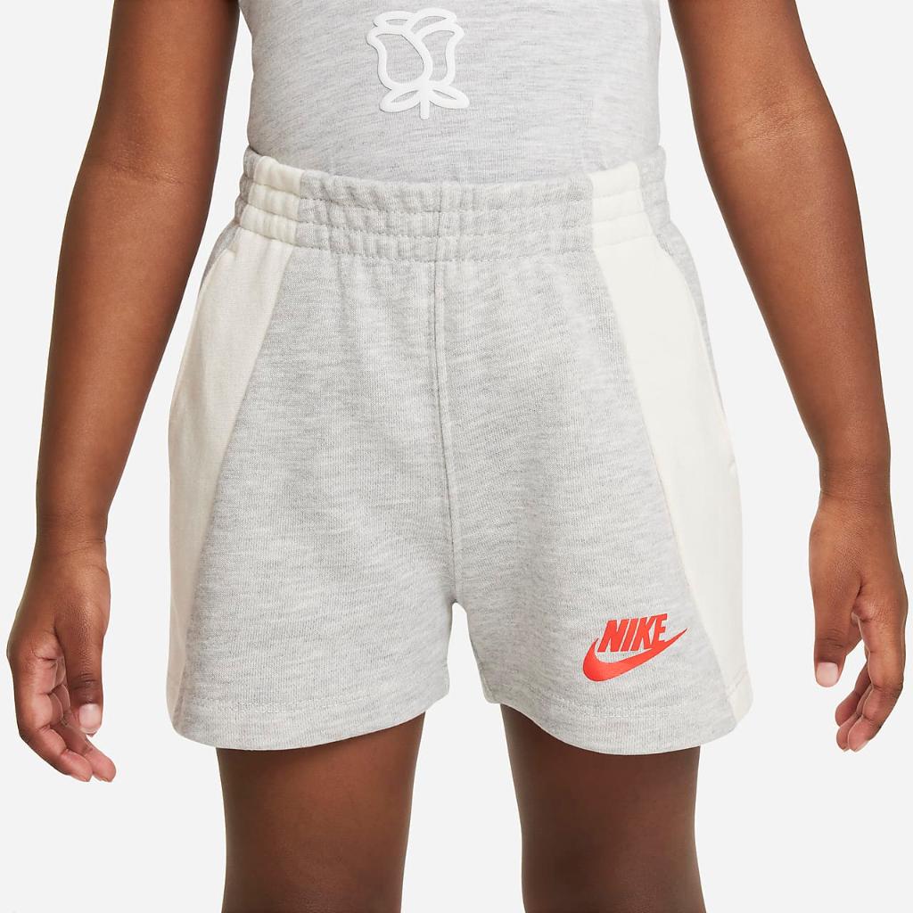 Nike XO Swoosh French Terry Shorts Toddler Shorts 26K589-GAK