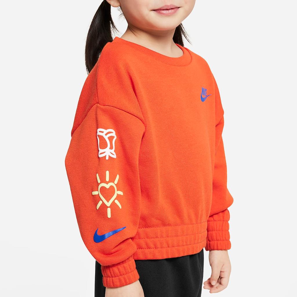 Nike XO Swoosh Crew Toddler Top 26K590-R7O