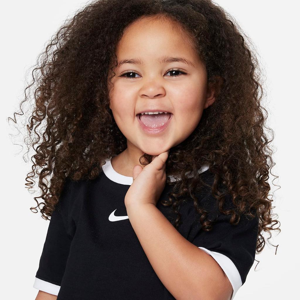 Nike Swoosh Ringer Tee Toddler T-Shirt 26K605-023