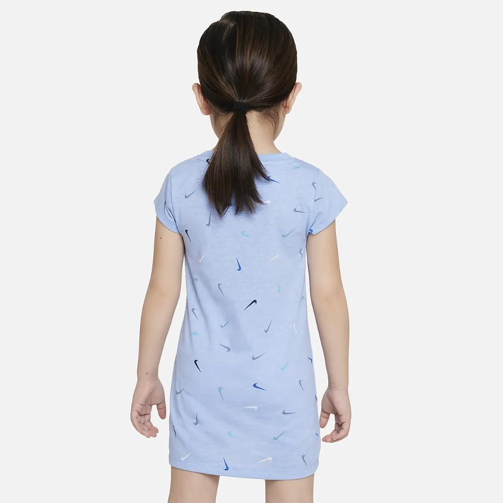 Nike Swoosh Printed Tee Dress Toddler Dress 26K676-U8K