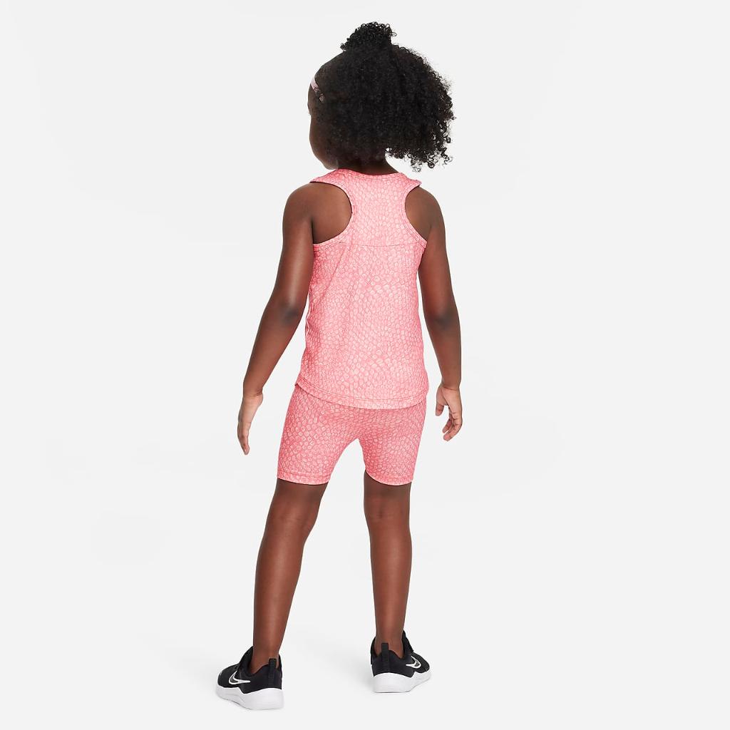 Nike Swoosh Tank and Bike Shorts Set Toddler 2-Piece Dri-FIT Set 26K920-A6C