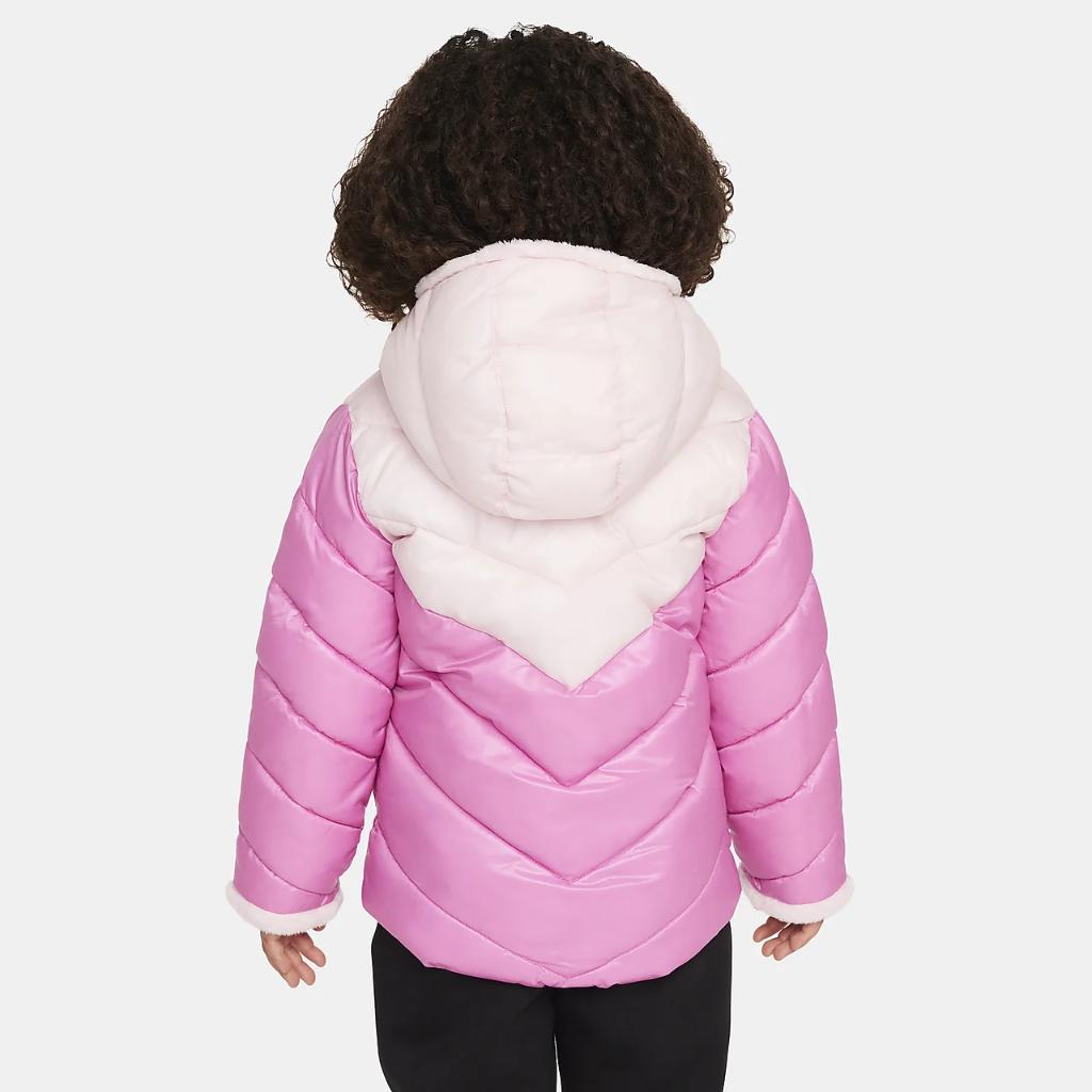 Nike Colorblock Chevron Puffer Jacket Toddler Jacket 26K937-A9Y