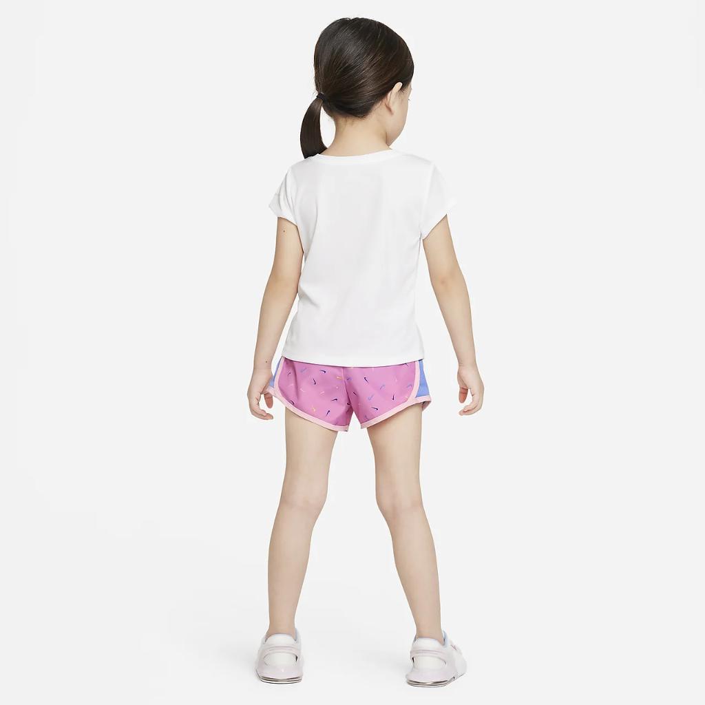 Nike Swoosh Logo Tempo Shorts Set Toddler 2-Piece Dri-FIT Set 26L063-AFN