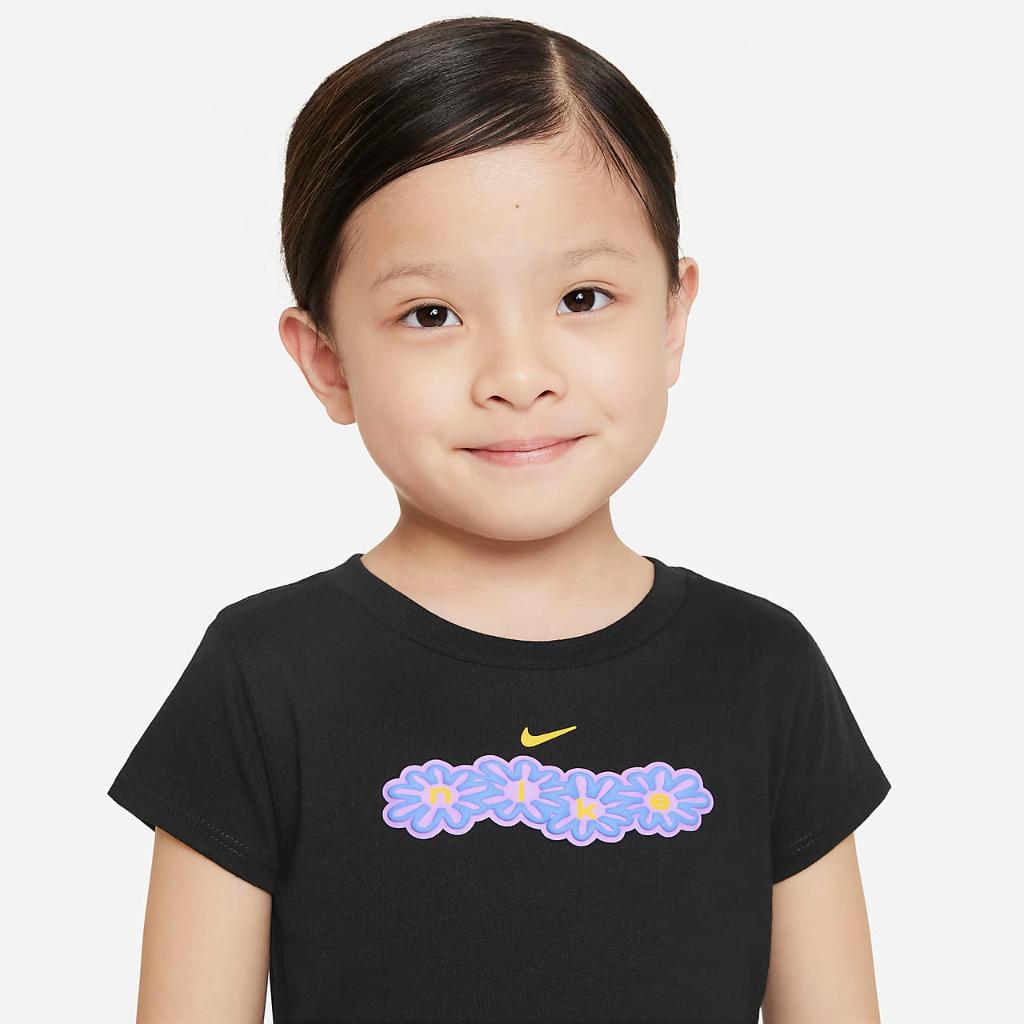 Nike Flower Graphic Tee Toddler T-Shirt 26L256-023