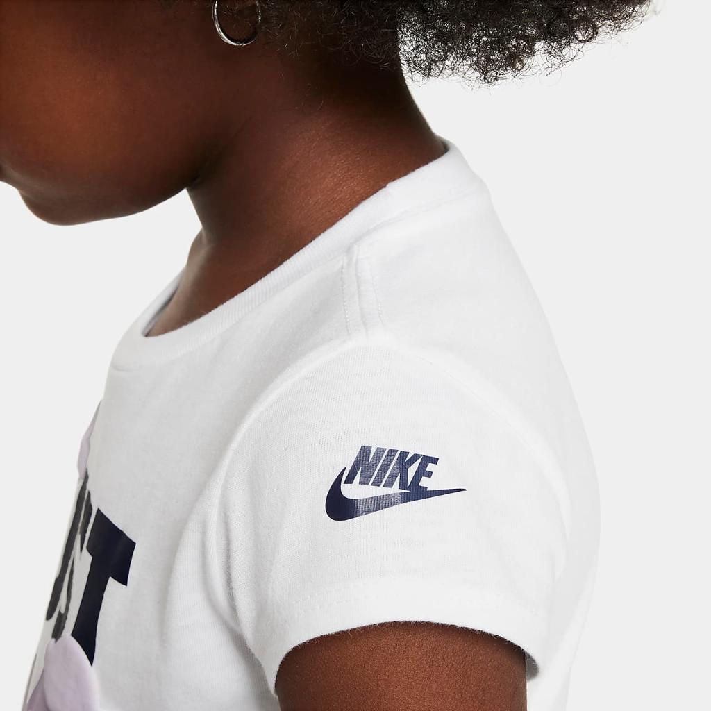 Nike Sweet Swoosh &quot;Just Do It&quot; Toddler Graphic T-Shirt 26L800-001