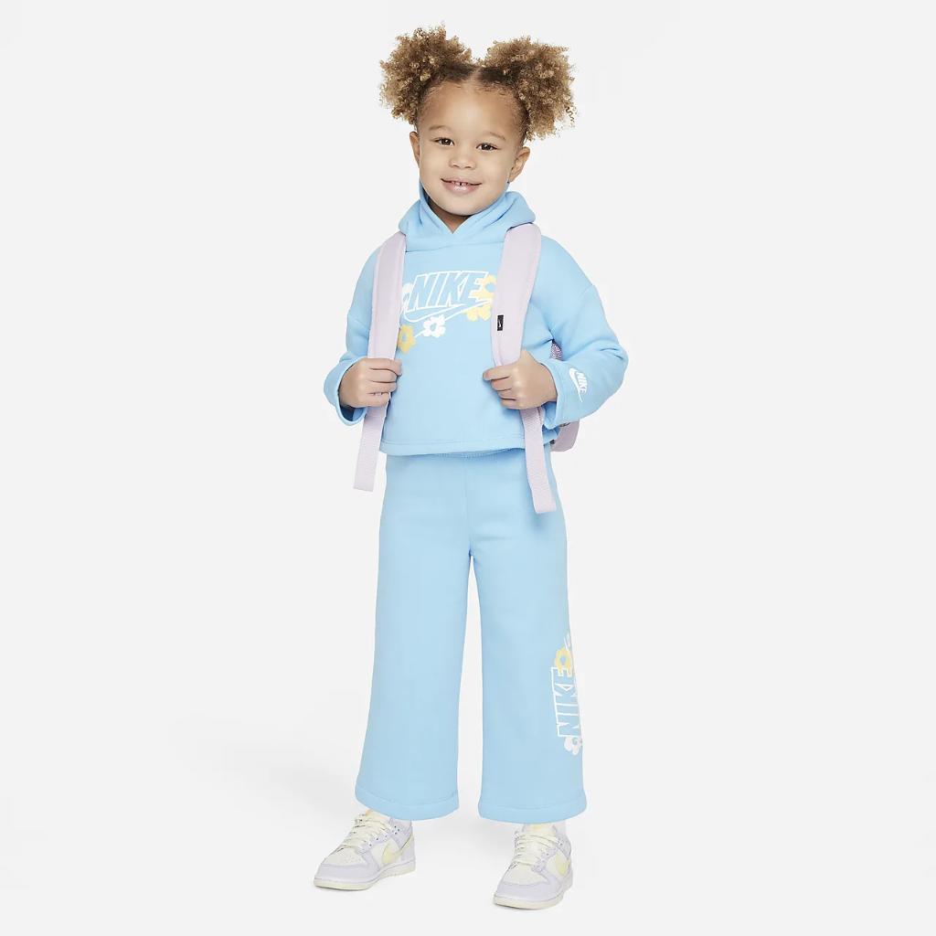 Nike Floral Fleece Toddler Graphic Hoodie 26L808-BJB