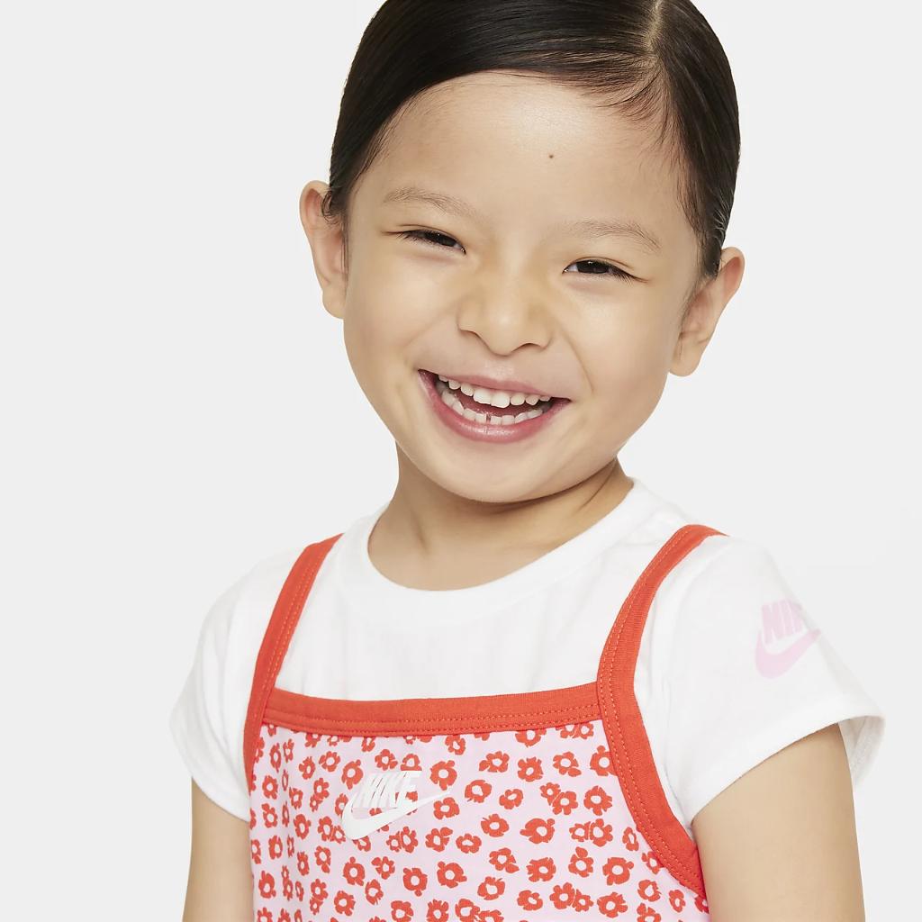Nike Floral Toddler 2-Piece Dress Set 26L816-AAH