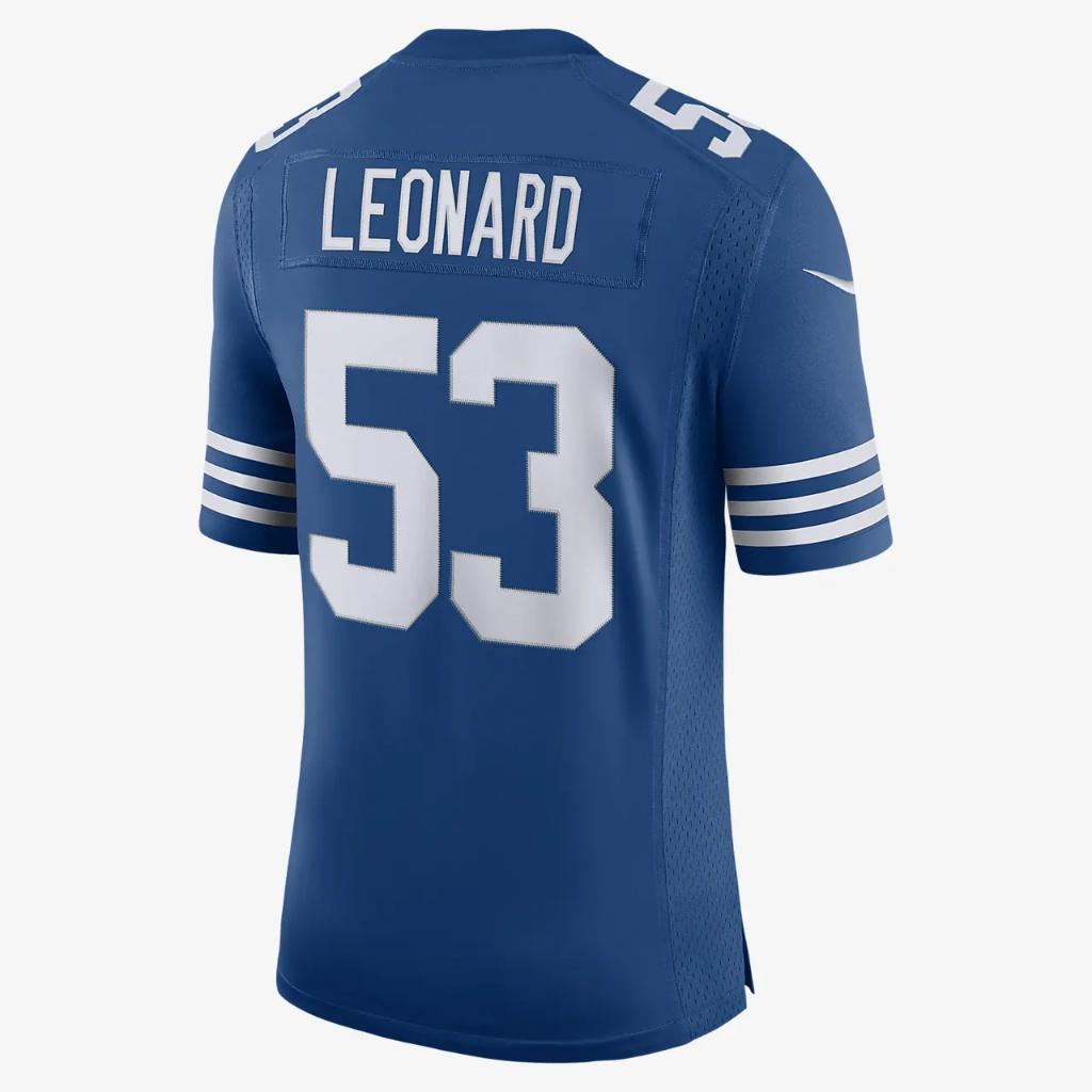 NFL Indianapolis Colts Nike Vapor Untouchable (Darius Leonard) Men&#039;s Limited Football Jersey 32NMINLA98F-2QD