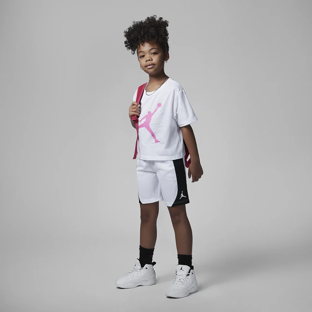 Jordan Air Shine Graphic Tee Little Kids&#039; T-Shirt 35C036-001
