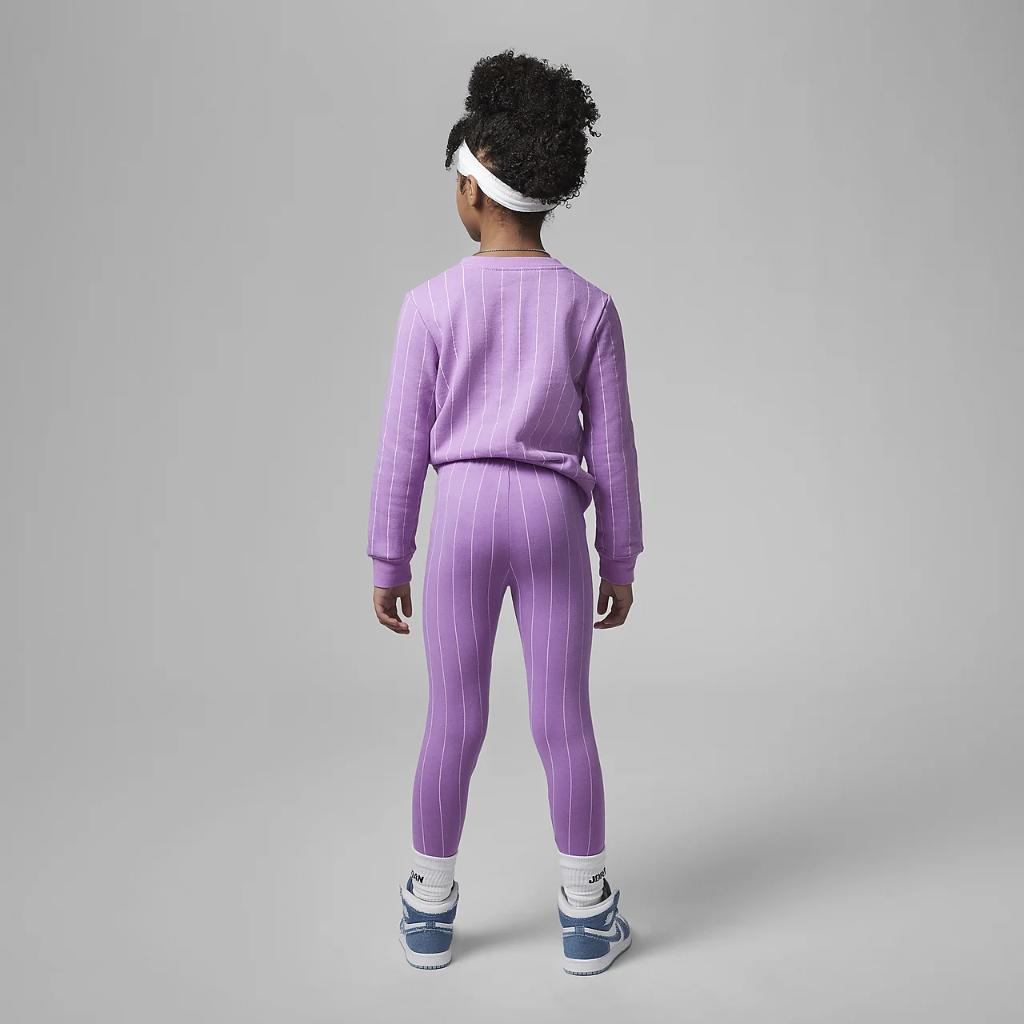 Jordan Mini Me Printed Fleece Crew Set Little Kids&#039; Set 35C112-P3R