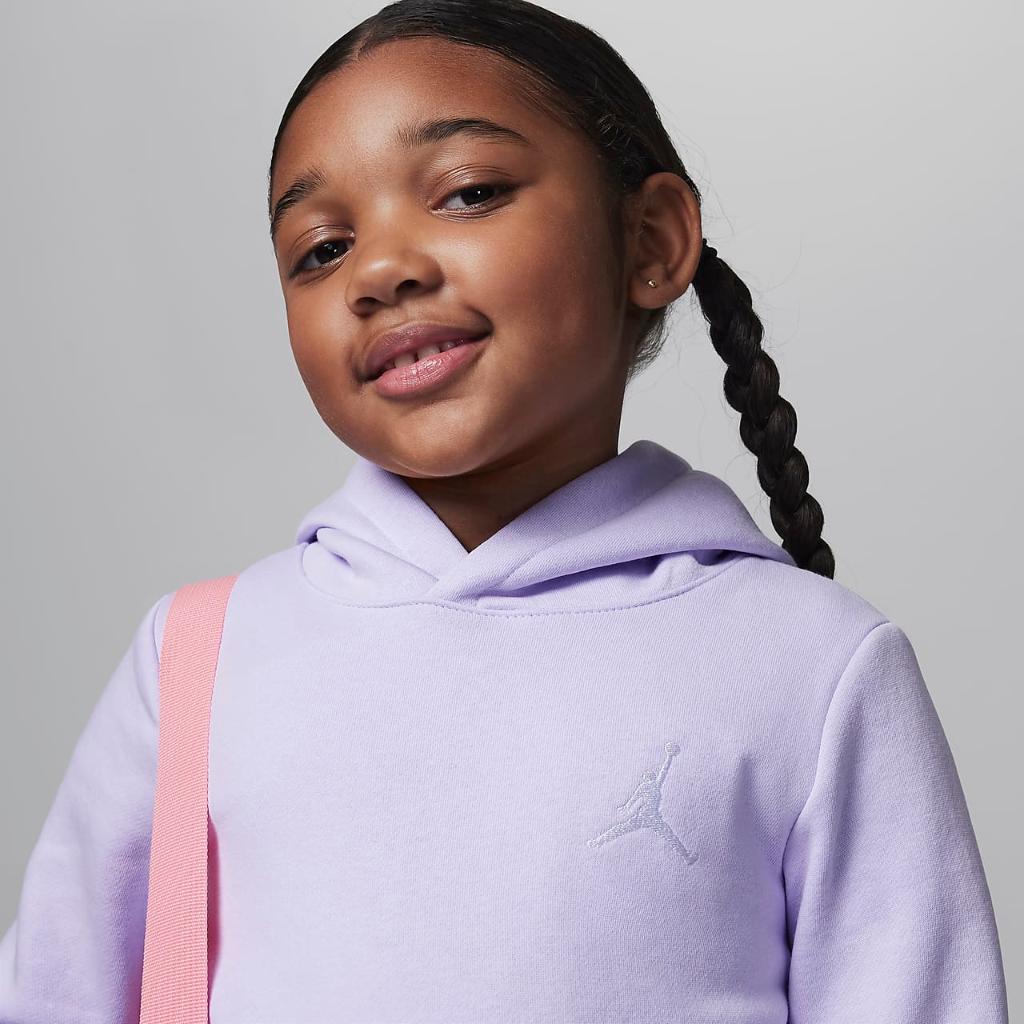Jordan MJ Essentials Fleece Pullover Set Little Kids 2-Piece Hoodie Set 35C589-P36