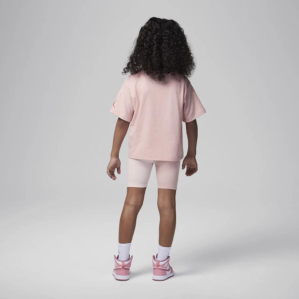 Jordan Mini Me Little Kids&#039; Bike Shorts Set 35D108-AF4