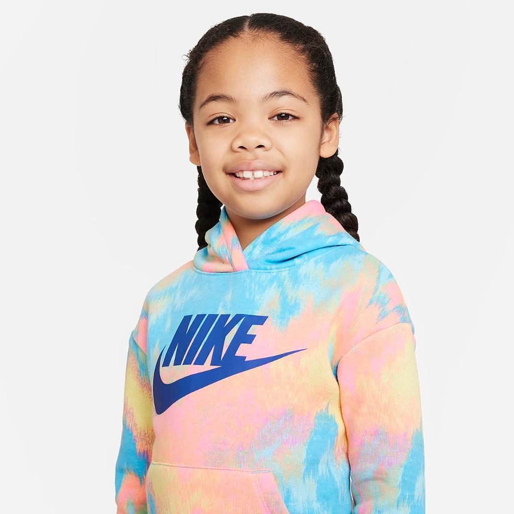 Nike Printed Club Pullover Little Kids&#039; Hoodie 36K428-U5V
