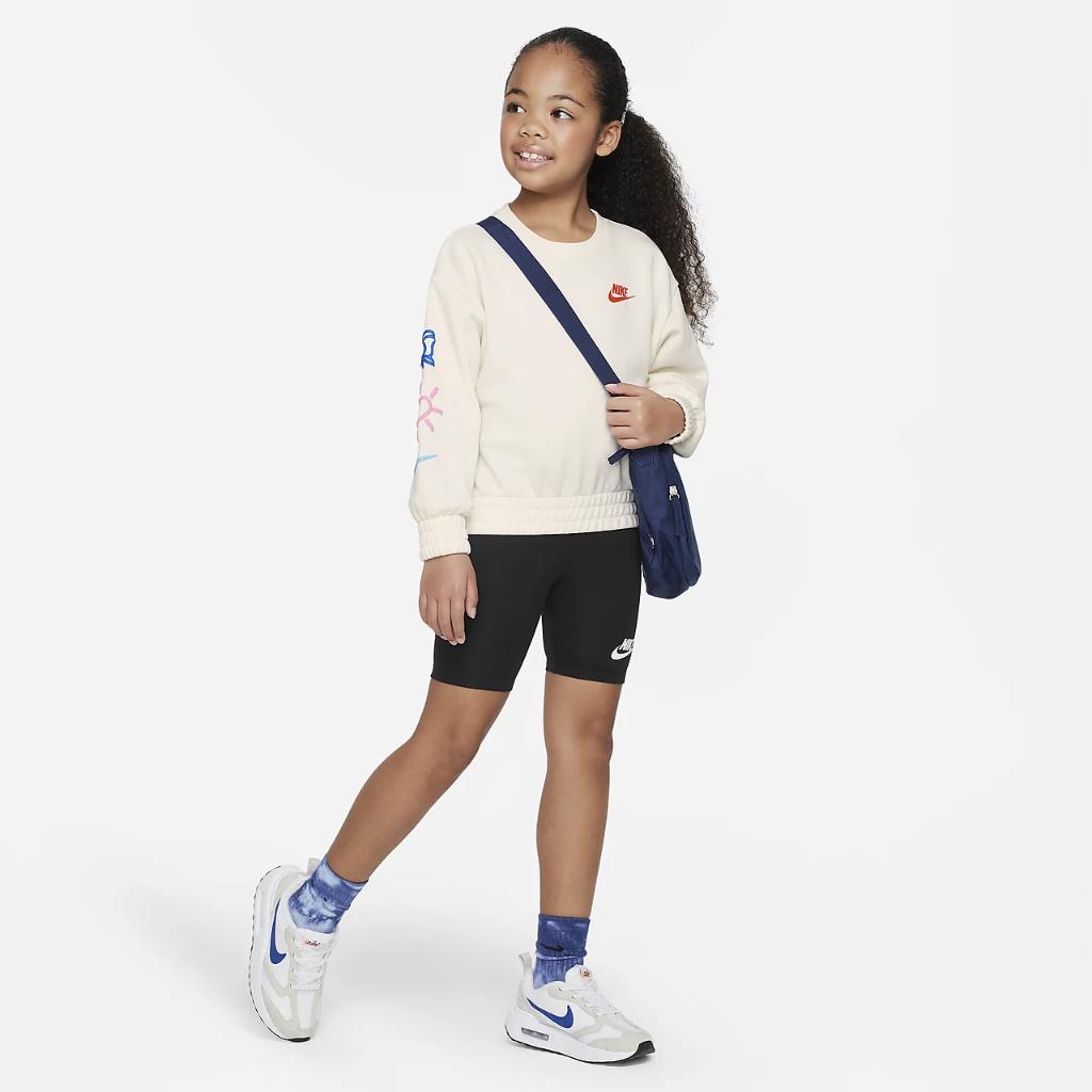 Nike XO Swoosh Crew Little Kids&#039; Top 36K590-W5T