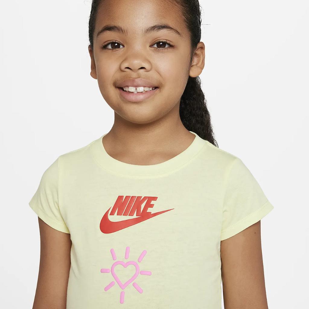 Nike Love Icon Stack Tee Little Kids&#039; T-Shirt 36K603-A9Y