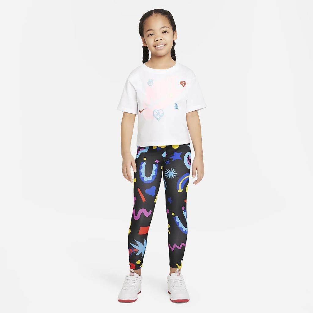 Nike Love Icon Boxy Tee Little Kids&#039; T-Shirt 36K604-001