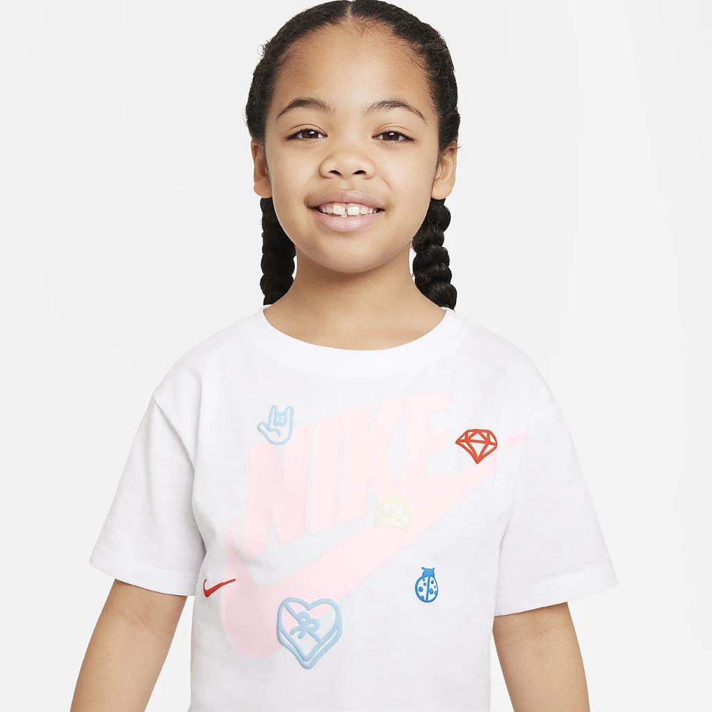 Nike Love Icon Boxy Tee Little Kids&#039; T-Shirt 36K604-001
