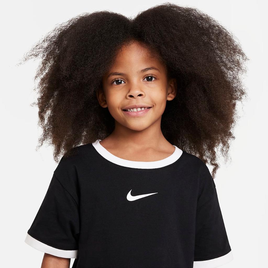 Nike Swoosh Ringer Tee Little Kids&#039; T-Shirt 36K605-023